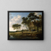 L'Arrêt - Salomon van Ruysdael — gerahmtes Bild an der Wand