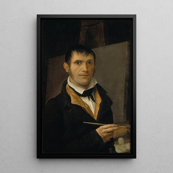 Selbstporträt - Salvador Mayol — gerahmtes Bild an der Wand
