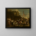 Kreuzigung von Polyklet - Salvator Rosa — gerahmtes Bild an der Wand