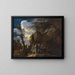 Kreuzigung von Polykrates - Salvator Rosa — gerahmtes Bild an der Wand