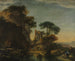 Ruinen in einer felsigen Landschaft - Salvator Rosa — Ansicht des Kunstwerks