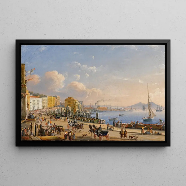Salvatore Candido - Veduta Di Napoli Da Santa Lucia.webp