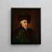 Portrait des russischen Dichters G. R. Derzhavin - Salvatore Tonci — gerahmtes Bild an der Wand