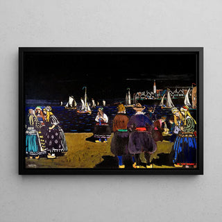 Samstagabend (Niederlande) - Wassily Kandinsky | Kunstdruck Gemälde Wanddekoration Poster Kopie
