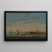 Ansicht von Charleston vom Hafen aus - Samuel Barnard — gerahmtes Bild an der Wand