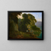 Am Ufer des Nemi-Sees - Samuel Birmann — gerahmtes Bild an der Wand