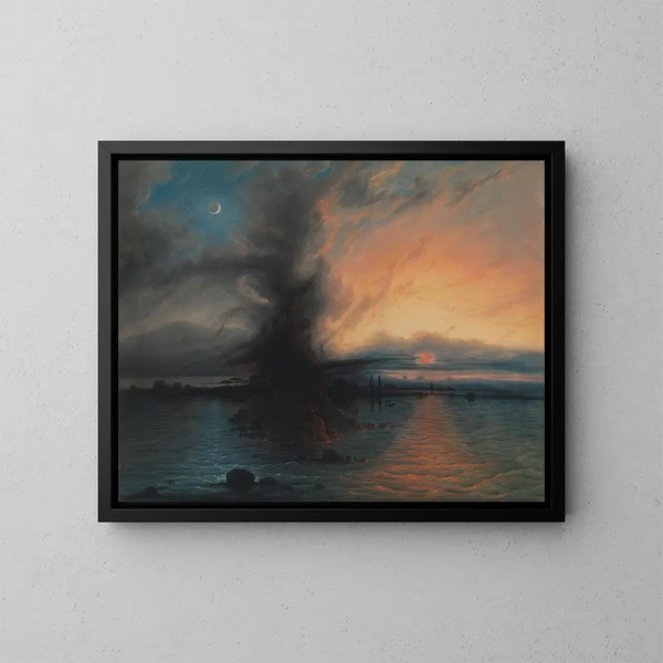 Le Rocher du Salut - Samuel Colman — gerahmtes Bild an der Wand