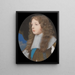 Charles Stuart, dritter Herzog von Richmond und sechster Herzog von Lennox - Samuel Cooper — gerahmtes Bild an der Wand