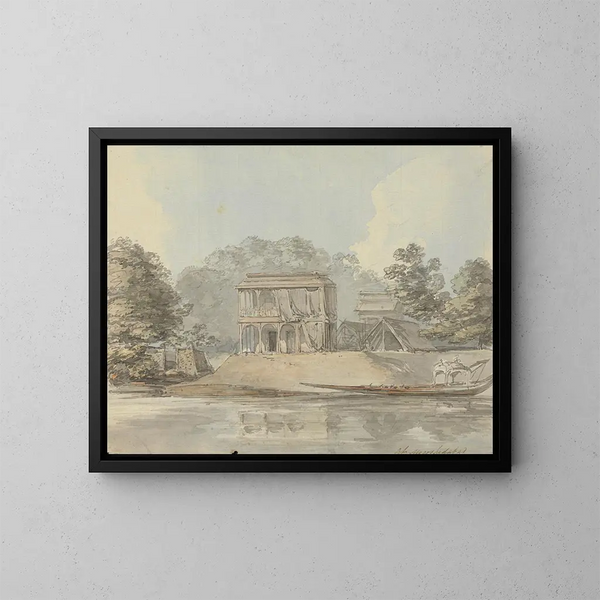 Murshidabad - Samuel Davis — gerahmtes Bild an der Wand