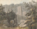 Autochthon und Reiter in der Nähe einer Ruine - Samuel Davis — Ansicht des Kunstwerks