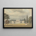 Kirchgemeinde, Ansicht von vorne und teilweise rechts, Ayot St Lawrence, Hertfordshire - Samuel Davis — gerahmtes Bild an der Wand