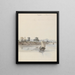 Ansicht des Flusses bei Rajmahal - Samuel Davis — gerahmtes Bild an der Wand