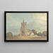 L'Église dans le parc de Knebworth - Samuel Davis — gerahmtes Bild an der Wand