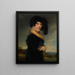 Portrait von Miss Smythson, Schauspielerin am Drury Lane - Samuel Drummond — gerahmtes Bild an der Wand