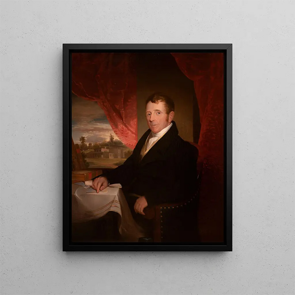 George Clarke - Samuel Finley Breese Morse — gerahmtes Bild an der Wand