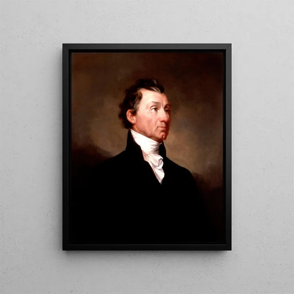 James Monroe - Samuel Finley Breese Morse — gerahmtes Bild an der Wand
