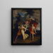 Der Urteil des Jupiter - Samuel Finley Breese Morse — gerahmtes Bild an der Wand
