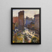 Le Flatiron Building - Samuel Halpert — gerahmtes Bild an der Wand