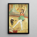 Artist des Trapezes - Samuel Halpert — gerahmtes Bild an der Wand