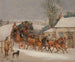 Der Kutschenwagen der Royal Mail von London im Schnee - Samuel Henry Alken — Ansicht des Kunstwerks