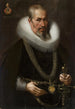 Portrait eines Mannes mit Frack - Samuel Hofmann — Ansicht des Kunstwerks