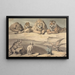 Ein Wildschwein, ein Leopard, ein Löwe, ein Tiger, ein Wolf, ein Widder und zwei Adler - Samuel Howitt — gerahmtes Bild an der Wand