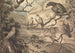 Eine Eule, ein Adler, zwei Falken, ein Geier und andere Vögel, die auf den Bäumen sitzen - Samuel Howitt — Ansicht des Kunstwerks