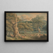 Der Eichenbaum von Hearne im Windsor-Wald - Samuel Howitt — gerahmtes Bild an der Wand