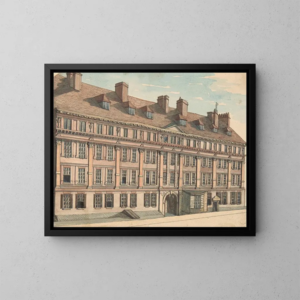 L'auberge de Furnival - Samuel Ireland — gerahmtes Bild an der Wand