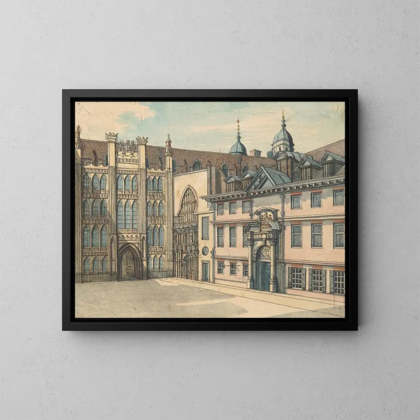 Hôtel de ville - Samuel Ireland — gerahmtes Bild an der Wand