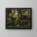 Landschaft mit Bäumen - Samuel Isham — gerahmtes Bild an der Wand