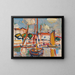 Bateaux au port - Samuel John Peploe — gerahmtes Bild an der Wand