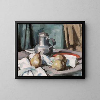 Samuel John Peploe - Pewter Jug and Pears.webp