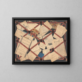 Une tromperie - Samuel Lewis — gerahmtes Bild an der Wand