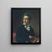 Selbstporträt - Samuel Lovett Waldo — gerahmtes Bild an der Wand