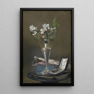 Samuel Marsden Brookes - Still Life with Fan and Pendant.webp