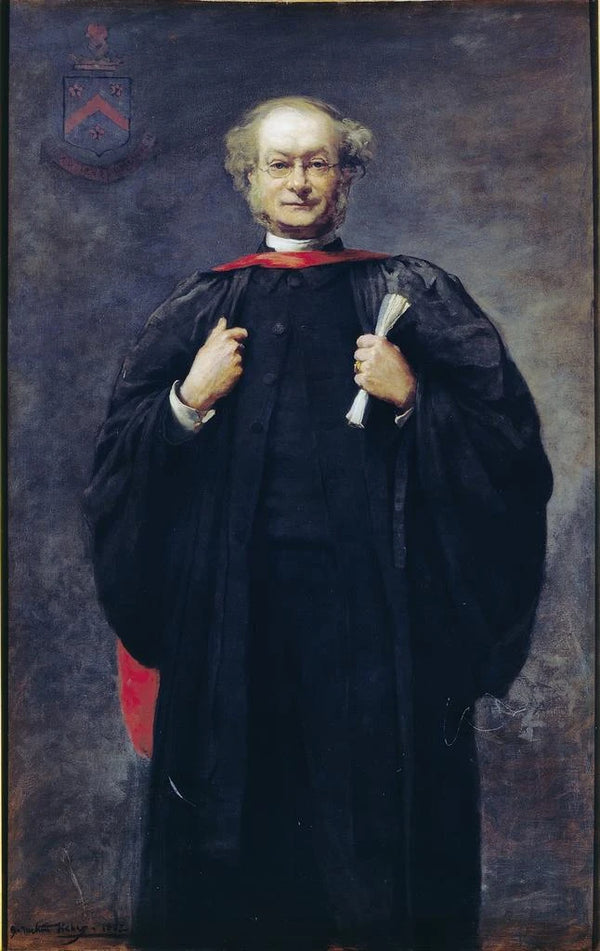 Der Reverend A J Carver - Samuel Melton Fisher — gerahmtes Bild an der Wand