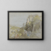 Dorf Italien perché - Samuel Palmer — gerahmtes Bild an der Wand