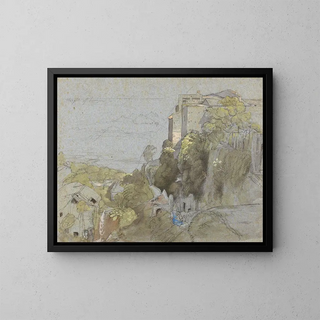 Samuel Palmer - Italian Hill Town.webp