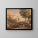 La Vocatella à Chapel, gebaut von einem Einsiedler in der Nähe von Corpo de Cava in der Umgebung von Salerne und Neapel - Samuel Palmer — gerahmtes Bild an der Wand