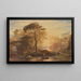 Sir Guyon mit dem Assistenten Palmer, versucht von Phaedria, auf den verzauberten Inseln zu landen - Samuel Palmer — gerahmtes Bild an der Wand