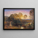 L'Heure dorée - Samuel Palmer — gerahmtes Bild an der Wand