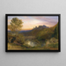 La ville aux tours - Samuel Palmer — gerahmtes Bild an der Wand