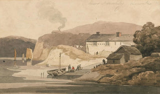 Samuel Prout - Menabilly boathouse near Fowey Cornwall.webp