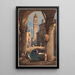 San Giorgio dei Greci vu d'une arcade - Samuel Prout — gerahmtes Bild an der Wand