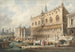 Das Dogenpalast und den Canal Grande von Venedig nach Westen - Samuel Prout — Ansicht des Kunstwerks
