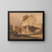 Der Monnow-Brücke in Monmouthshire - Samuel Prout — gerahmtes Bild an der Wand