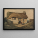 Das Cottage mit Reetdach - Samuel Prout — gerahmtes Bild an der Wand