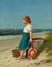 Junge Frau am Meer - Samuel S. Carr — Ansicht des Kunstwerks