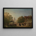 Messe in Scheveningen - Samuel Verveer — gerahmtes Bild an der Wand